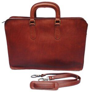 I Medici Italian Leather Briefcase